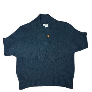 Women’s Vintage REI Wool blend sweater Size Small Color- Blue Green